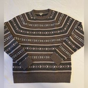 J. Crew Men's Fair Isle Sweater